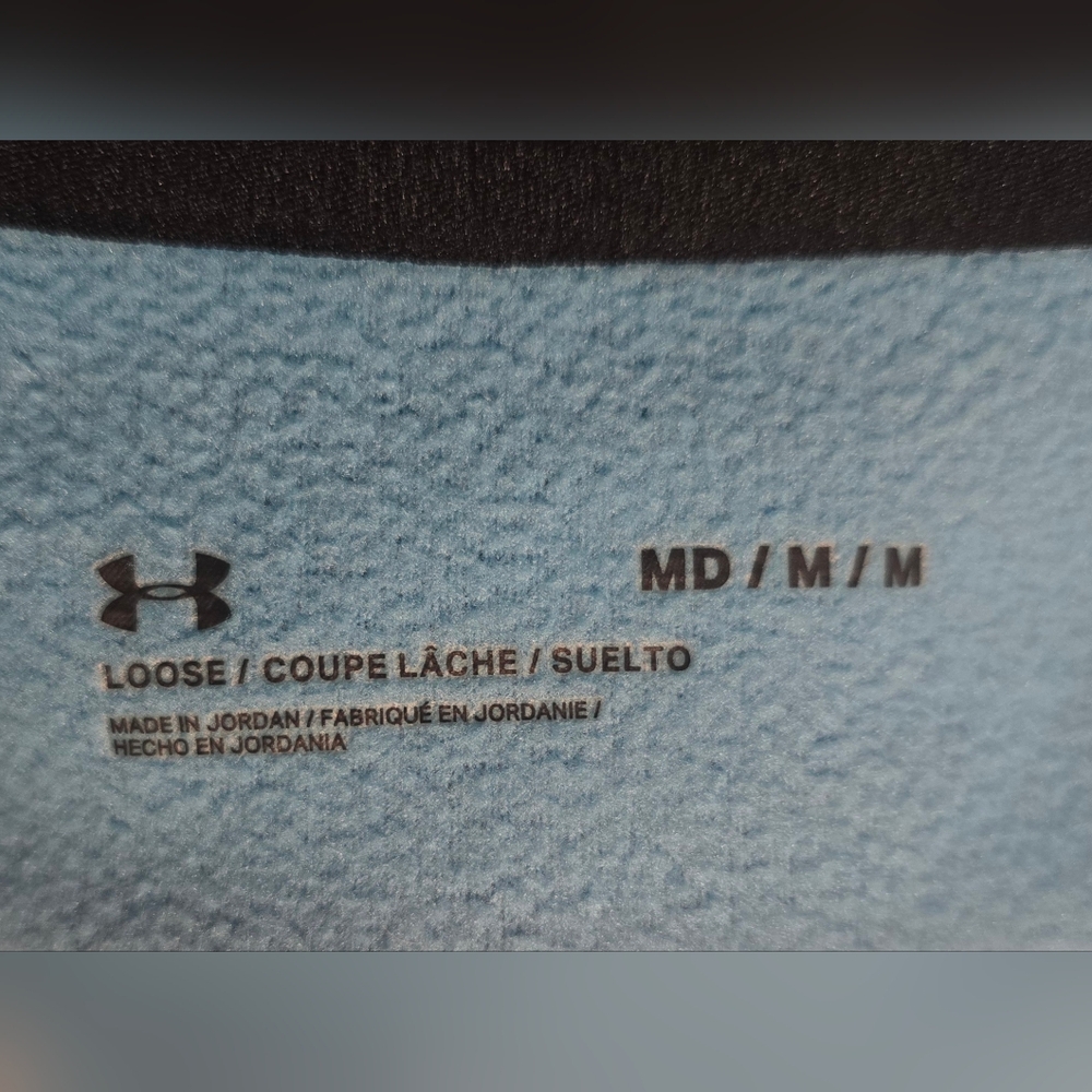 Under Armour Fleece Quarter Zip Pull Over Jacket Size Medium - Picture 5 of 5